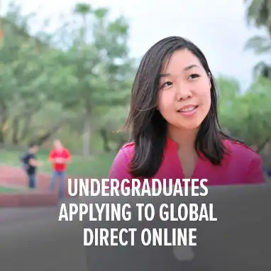 Undergraduates Applying to Global Direct Online