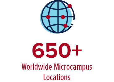 650+ Worldwide Microcampus Locations