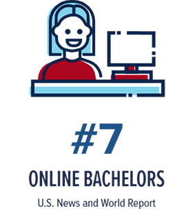 #7 Online Bachelors U.S. News and World Report